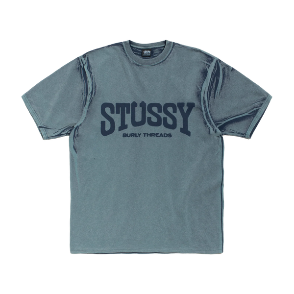 STUSSY - Burly Stone Washed Tee - (Navy)