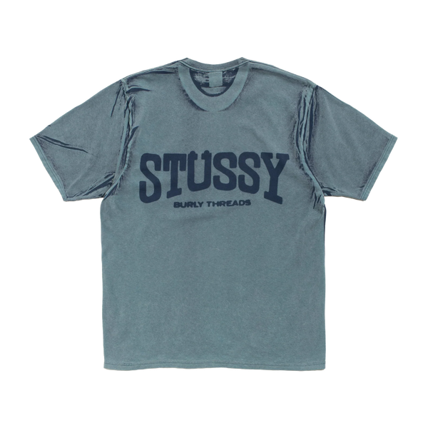 STUSSY - Burly Stone Washed Tee - (Navy)