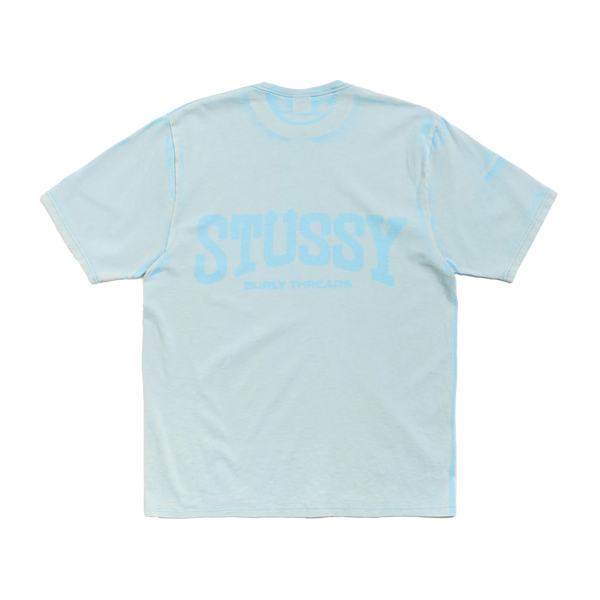 STUSSY - Burly Stone Washed Tee - (Skyblue)