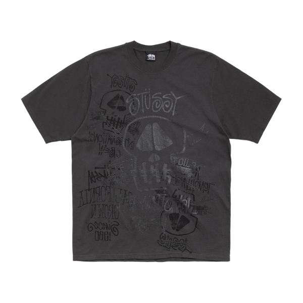 STUSSY - Skulls Tee Pigment Dyed - (Fbla)
