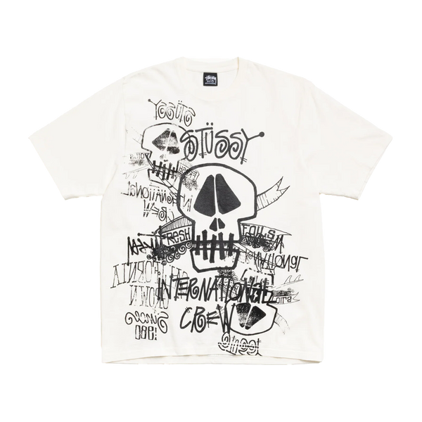STUSSY - Skulls Tee Pigment Dyed - (Natl)