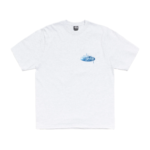 STUSSY - Wave Oval Tee - (Ashh)