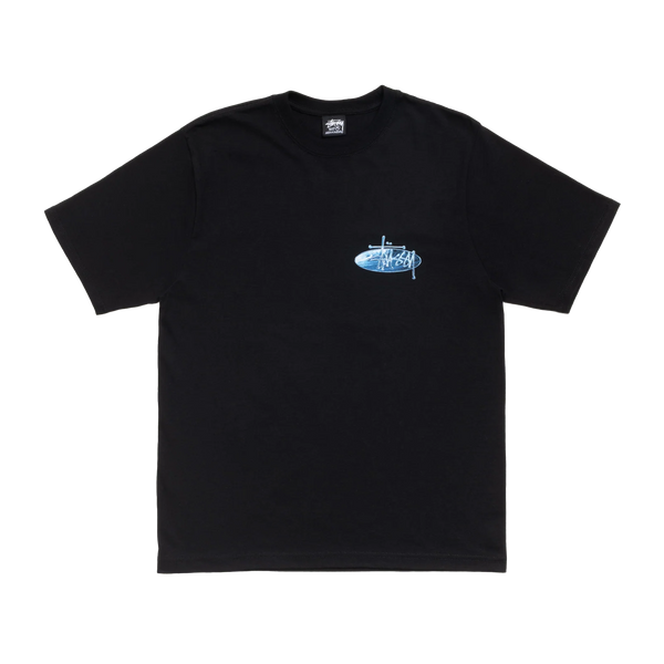 STUSSY - Wave Oval Tee - (Blac)