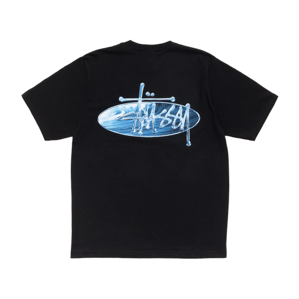 STUSSY - Wave Oval Tee - (Blac)