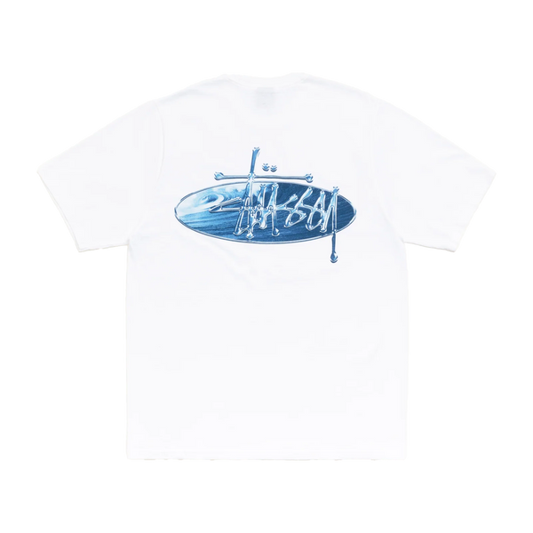 STUSSY - Wave Oval Tee - (Whit)