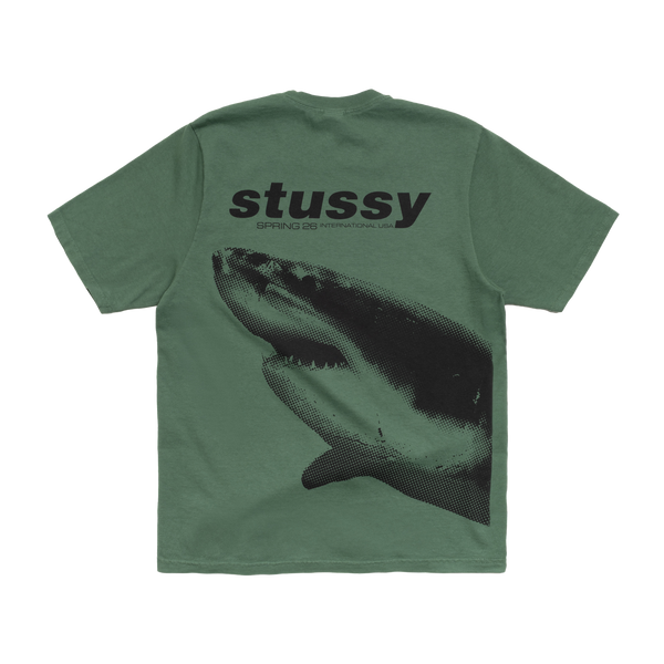 STUSSY - Shark Pig. Dyed Tee - (Pine)