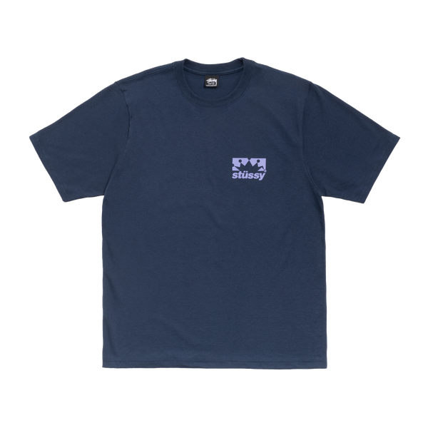 STUSSY - Box Crown Tee - (Navy)