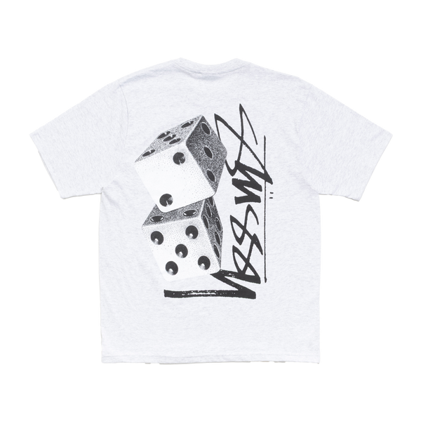 STUSSY - Tall Dice Tee - (Ash Heather)