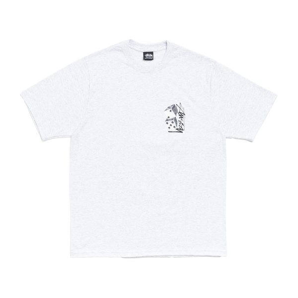 STUSSY - Tall Dice Tee - (Ash Heather)