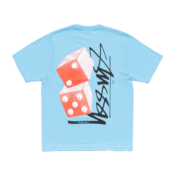 STUSSY - Tall Dice Tee - (Sky Blue)