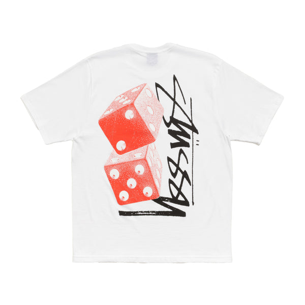 STUSSY - Tall Dice Tee - (White)