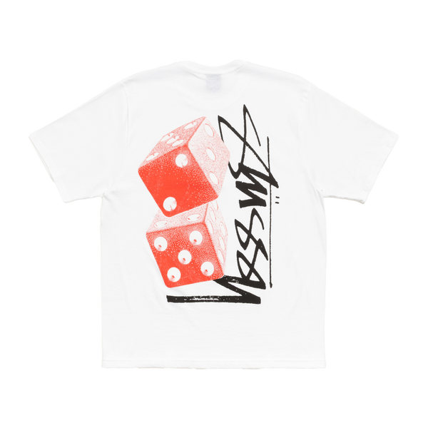 STUSSY - Tall Dice Tee - (White)