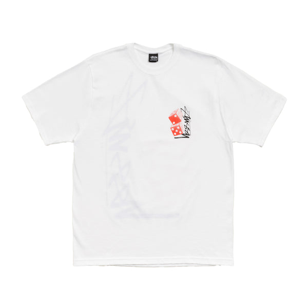 STUSSY - Tall Dice Tee - (White)