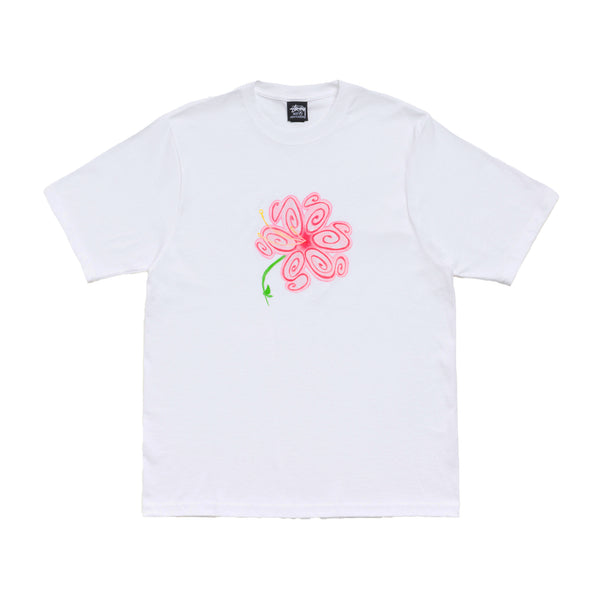 STUSSY - S Flower Tee - (White)