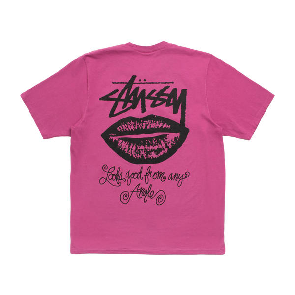 STUSSY - Any Angle Pig. Dyed Tee - (Berr)