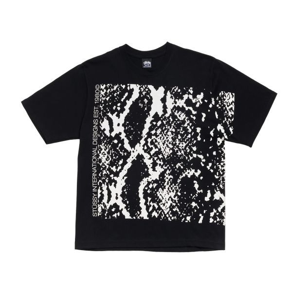 STUSSY - Snakeskin Tee - (Black)
