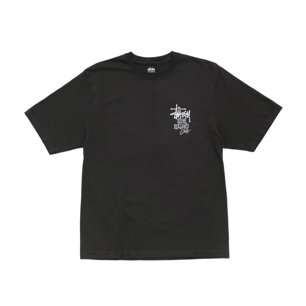 STUSSY - High Rollers Pig. Dyed Tee - (Fade Black)