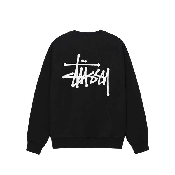 STUSSY - Basic Stussy Crew - (Blac)