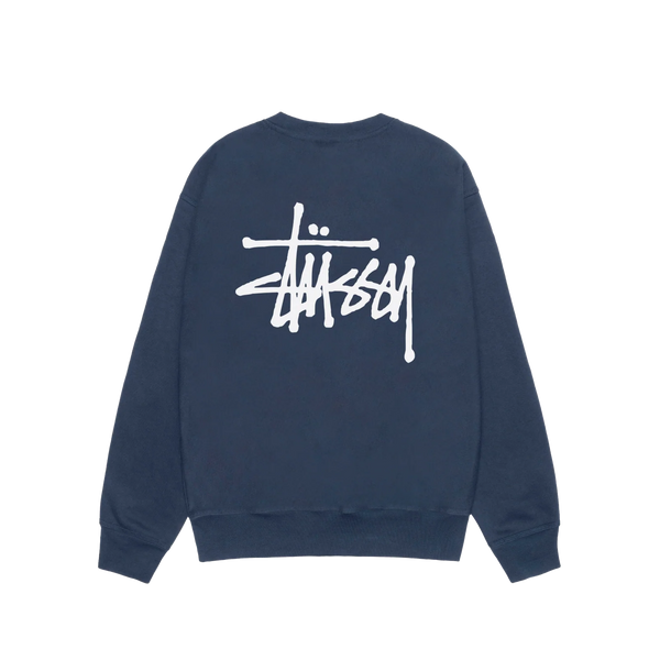 STUSSY - Basic Stussy Crew - (Navy)