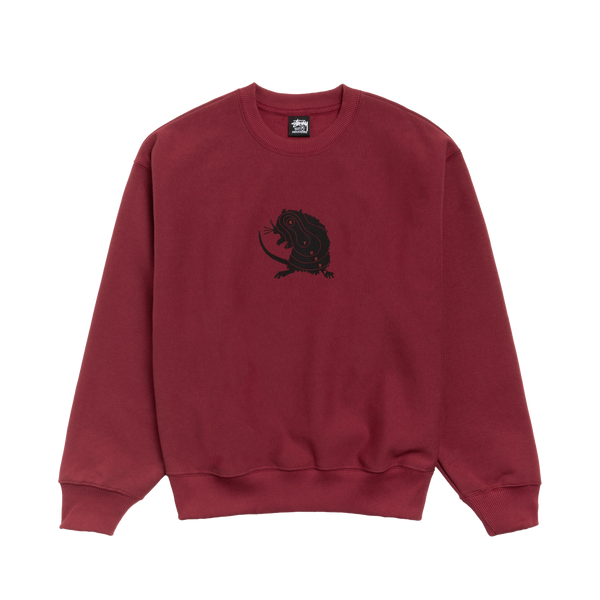 STUSSY - Long Range Crew - (Wine)