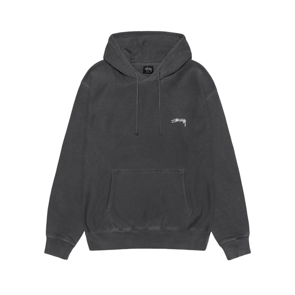 STUSSY - Smooth Stock Pig. Dyed Hood - (Blac)