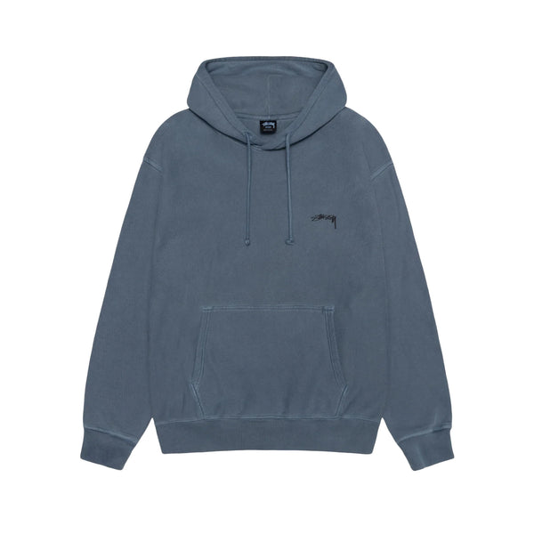 STUSSY - Smooth Stock Pig. Dyed Hood - (Navy)