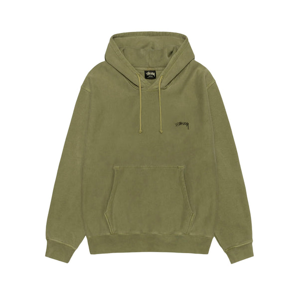 STUSSY - Smooth Stock Pig. Dyed Hood - (Oliv)