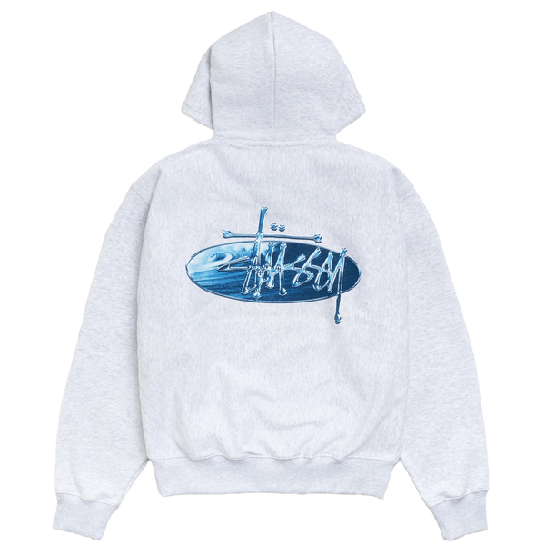 STUSSY - Wave Oval Hood - (Ashh)