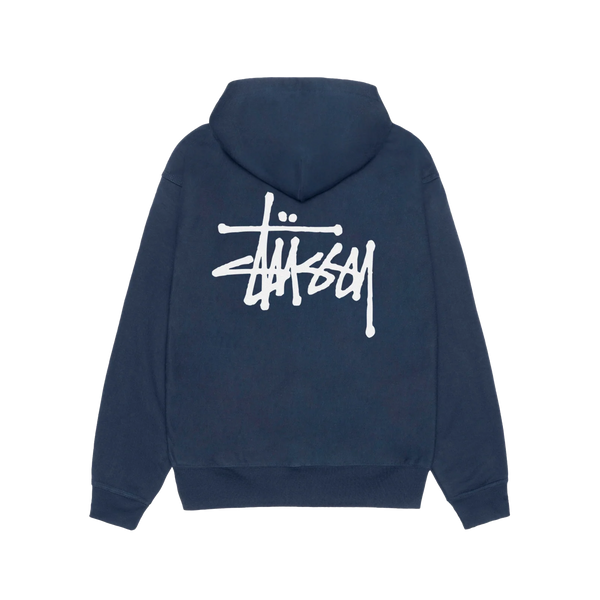 STUSSY - Basic Stussy Zip Hood - (Navy)