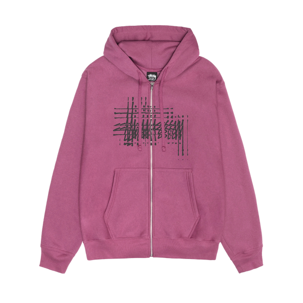 STUSSY - Refracted Zip Hood - (Berr)