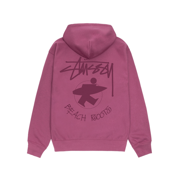 STUSSY - Beach Roots Zip Hood - (Berry)