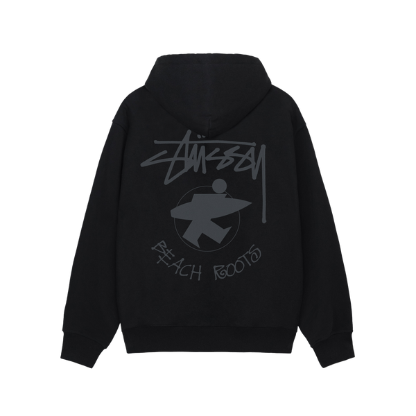 STUSSY - Beach Roots Zip Hood - (Black)