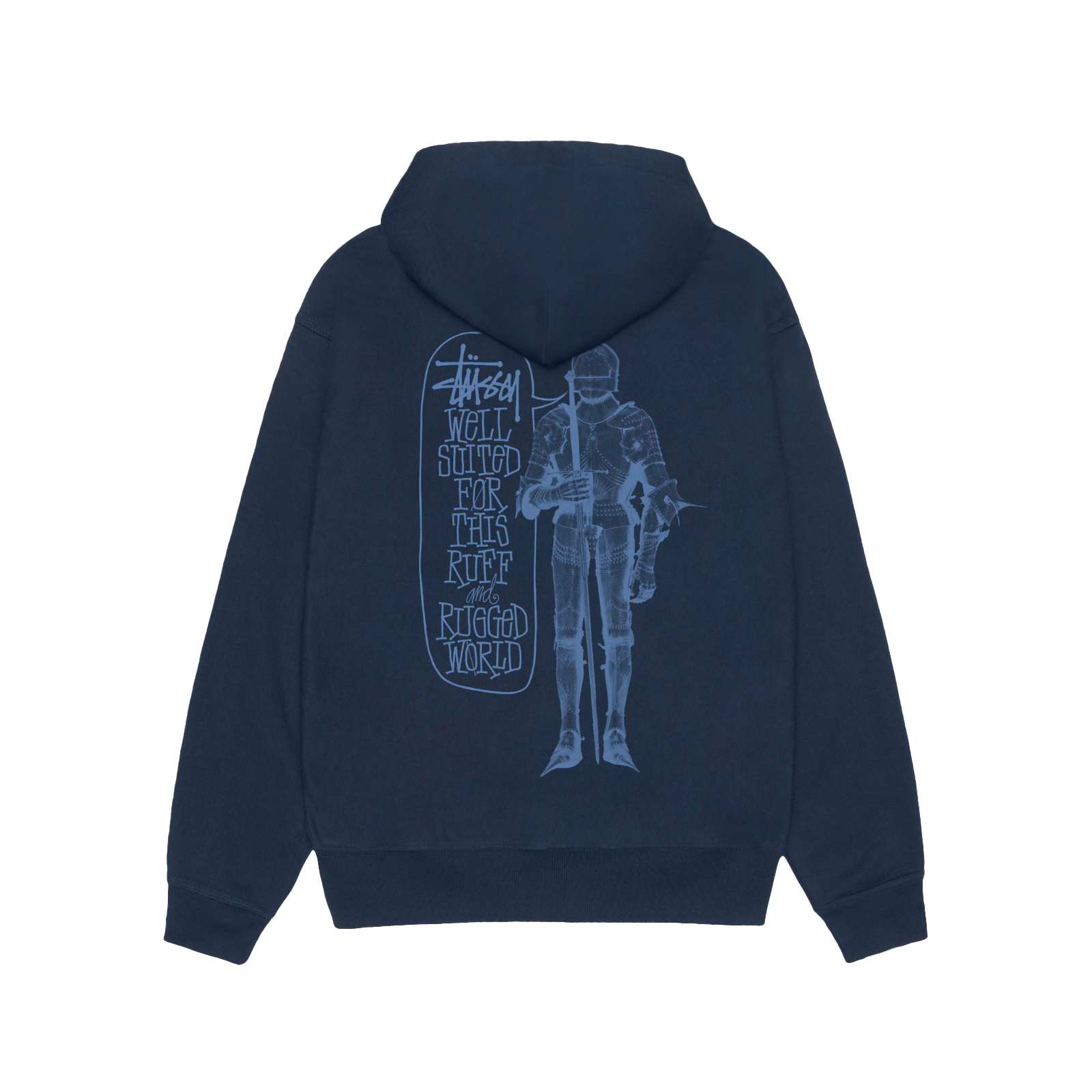 Stüssy ネイビー フルジップパーカー S 24時間限定値下げ！！！ STUSSY（ステューシー） WORLD TOUR ZIP HOOD ワールド ツアー