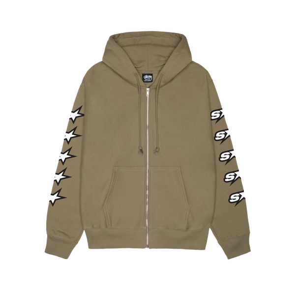 STUSSY - Speedway Zip Hood - (Army)