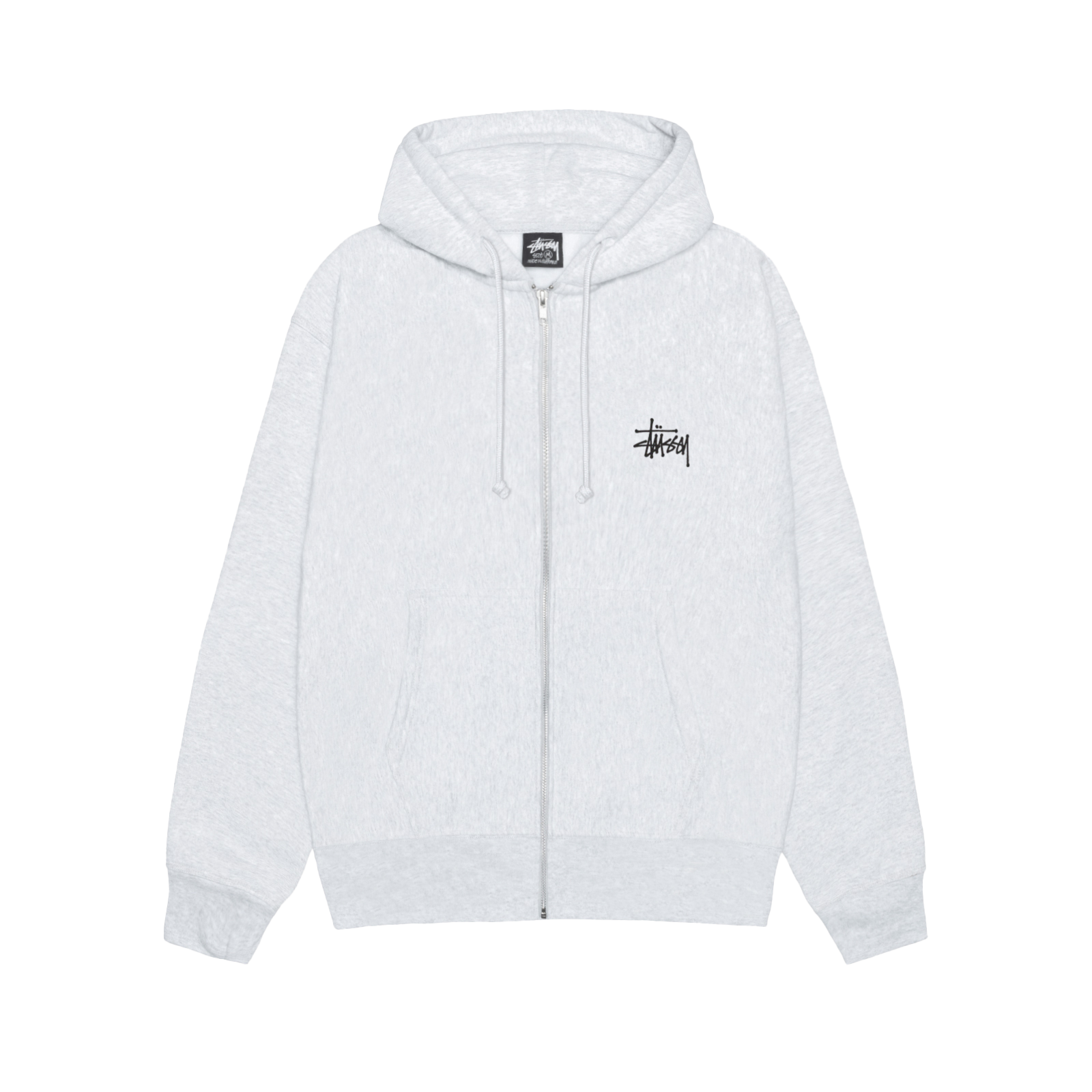 STUSSY: Big & Meaty Zip Hood (Ash Heather) | DSMG E-SHOP STUSSY: Big & Meaty Zip Hood (Ash Heather) | DSMG E-SHOP