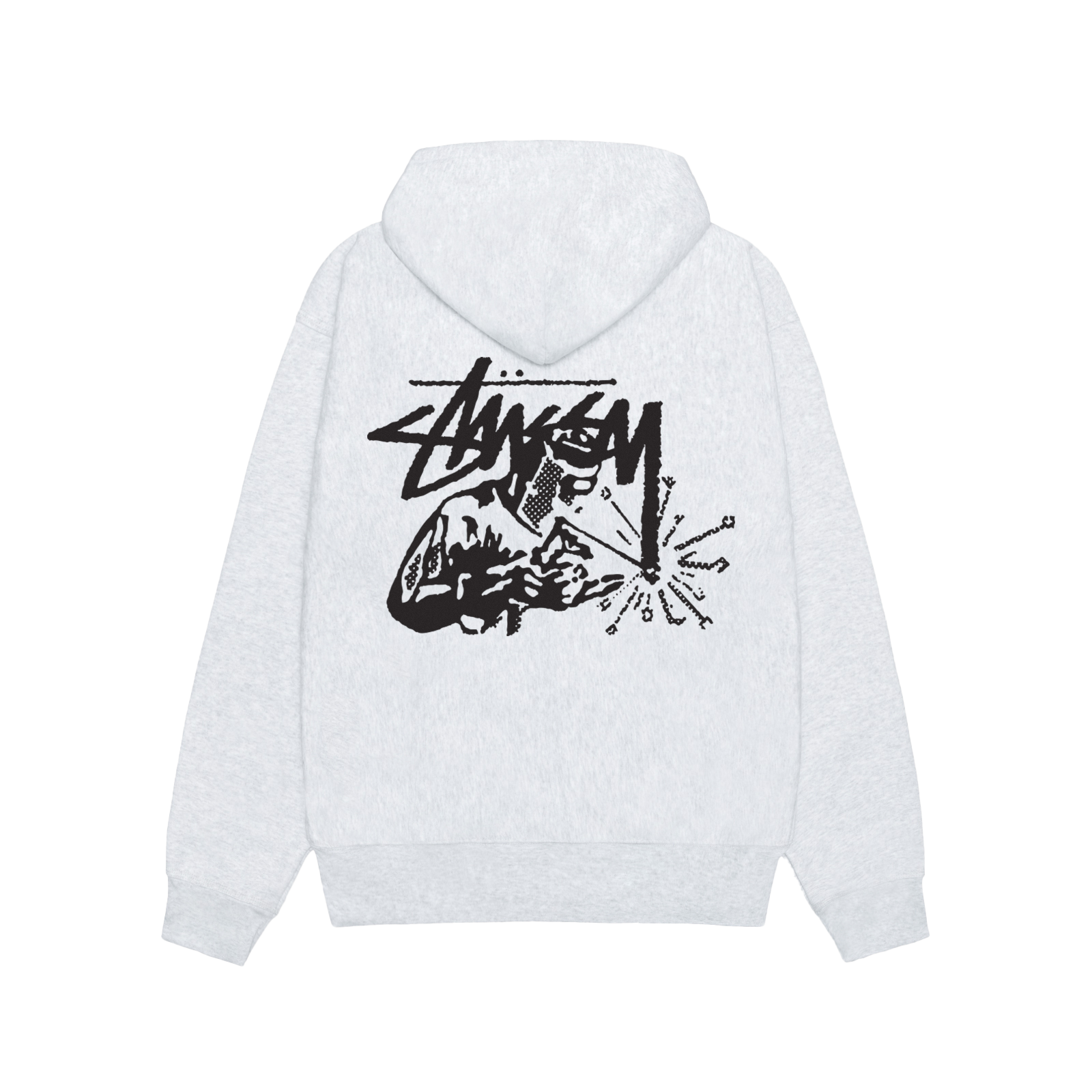 STUSSY: Welder Zip Hood (Ashh) | DSMG E-SHOP STUSSY: Welder Zip Hood (Ashh) | DSMG E-SHOP