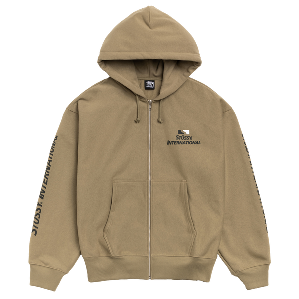 STUSSY - Stussy International Zip Hood - (Army)