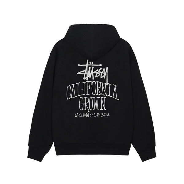STUSSY - Cali Grown Zip Hood - (Black)