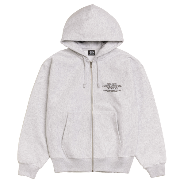 STUSSY - International Designs Zip Hood - (Ashh)