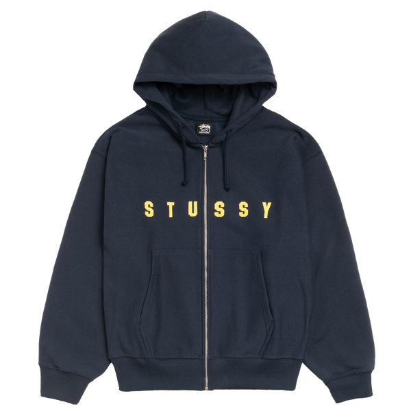 STUSSY - Lens Zip Hood - (Navy)