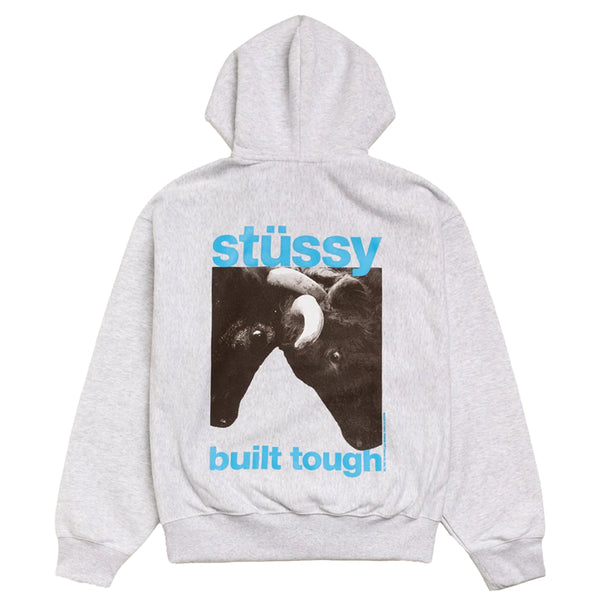 STUSSY - Built Tough Zip Hood - (Ashh)