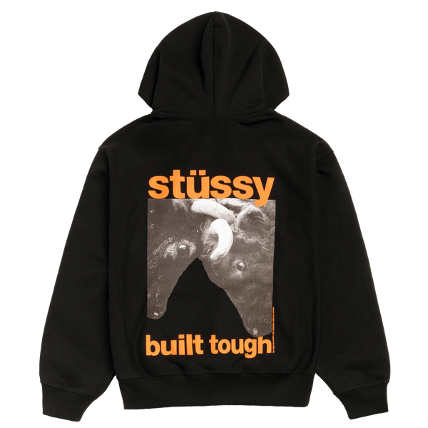 STUSSY - Built Tough Zip Hood - (Blac)