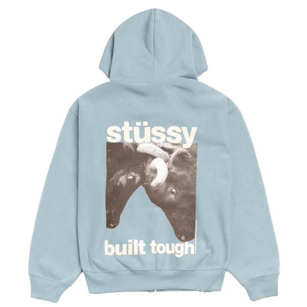 STUSSY - Built Tough Zip Hood - (Slat)
