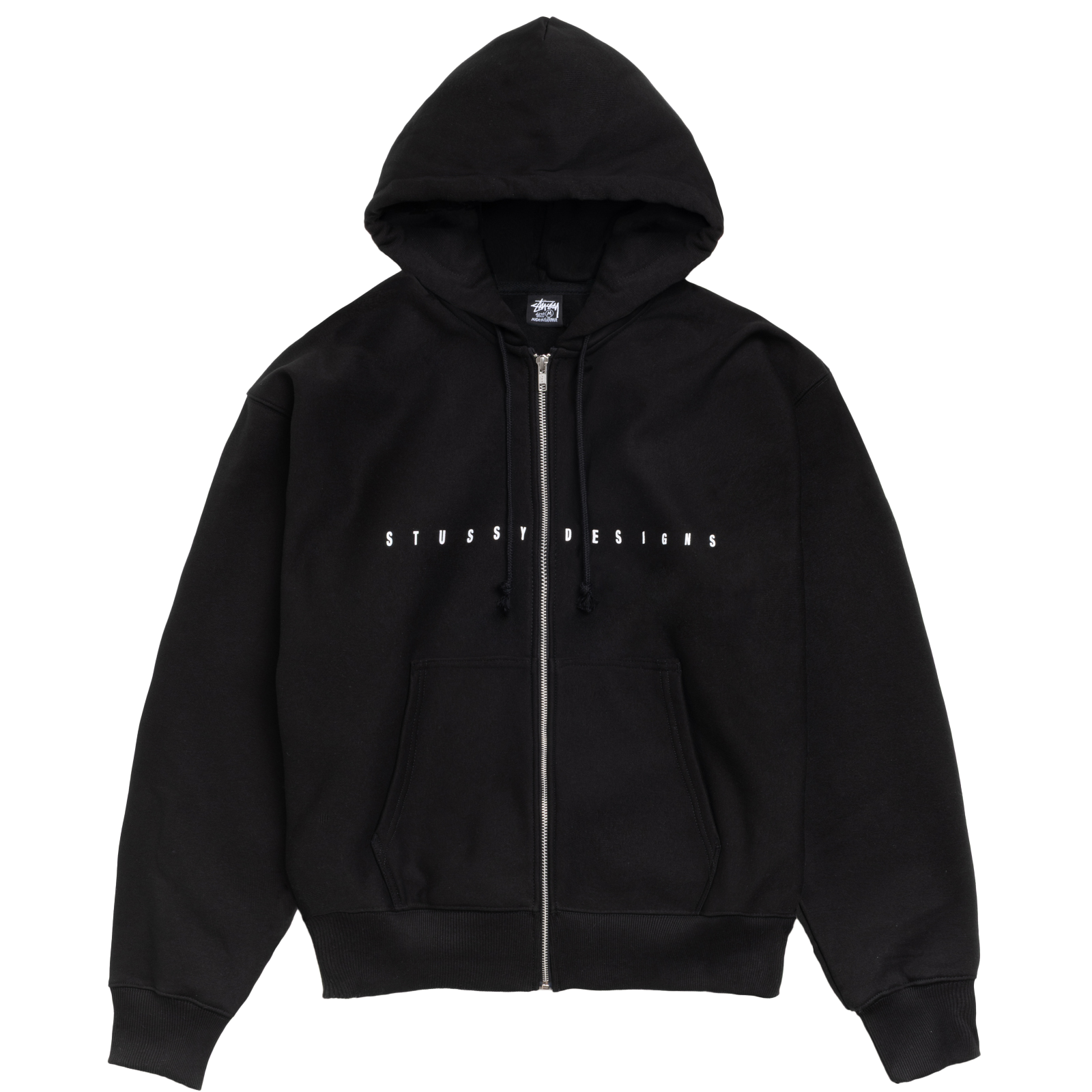STUSSY: S Box Zip Hoodie (Blac) | DSMG E-SHOP STUSSY: S Box Zip Hoodie (Blac) | DSMG E-SHOP