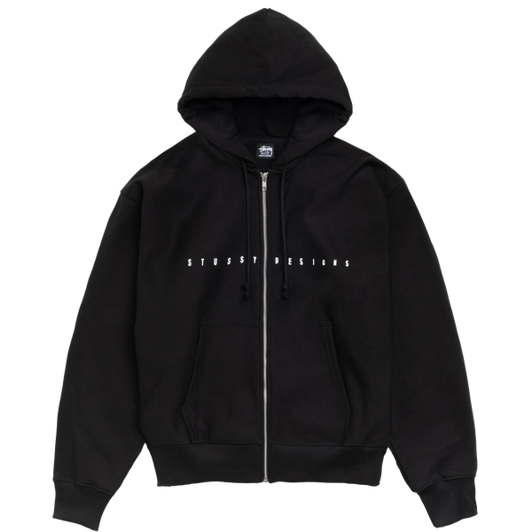 STUSSY - S Box Zip Hoodie - (Blac)