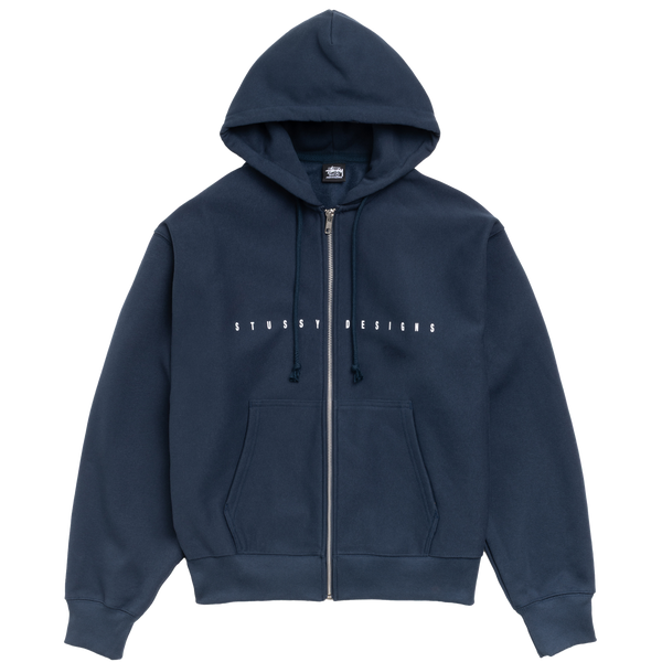 STUSSY - S Box Zip Hoodie - (Navy)