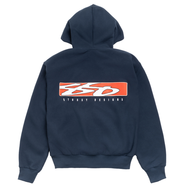 STUSSY - S Box Zip Hoodie - (Navy)