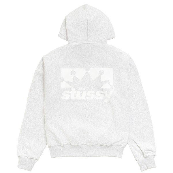 STUSSY - Box Crown Zip Hood - (Ashh)