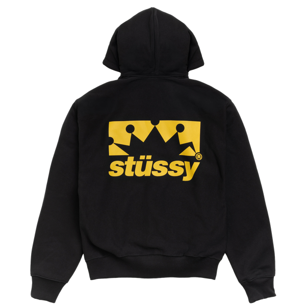 STUSSY - Box Crown Zip Hood - (Blac)
