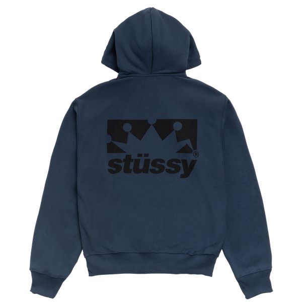 STUSSY - Box Crown Zip Hood - (Navy)
